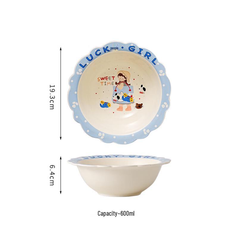 

Wutuo Cute Ceramic Dining Set