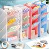 Square Slant Insert Pen Holder Desk Organizer Student Stationery Storage Box