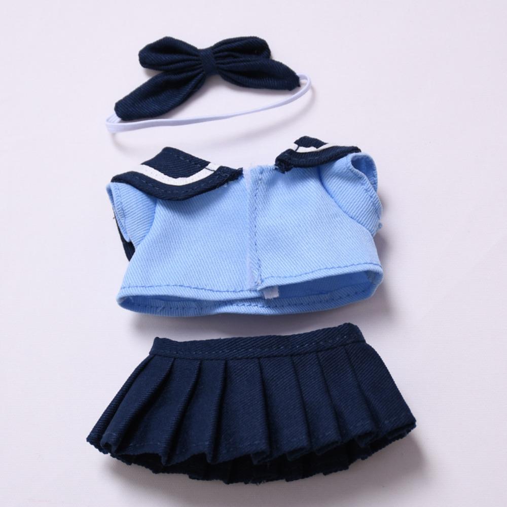 

Матроський костюм Сидячий Лабубу Час Тканина JK 17см Плюшеві Ляльки Одяг Дитячі Іграшки для Дівчаток Style 2