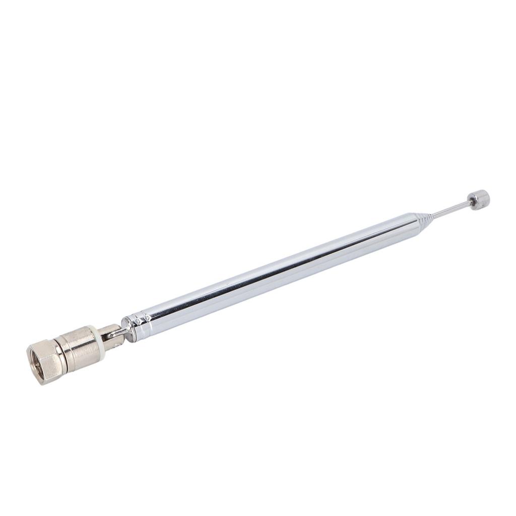Telescopic Radio Antenna F Male Connector 75 Ohm 8 Sections Telescopic Antenna for Tivoli for