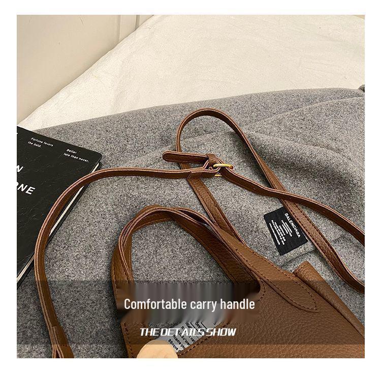 Retro Women's Versatile Crossbody Bucket Handbag - 2025 Fashion Collection