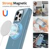 For iPhone 14 Pro Magnetic Case Compatible with MagSafe TPU Phone Back Cover with Lanyard