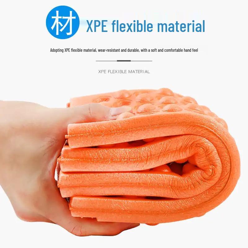 

Складная подушка из XPE с ячеистой структурой для улицы: Влагозащитный, теплоизоляционный коврик для кемпинга, занятий квадратными танцами и использования в парке Black/Grey - Four-fold Egg Crate