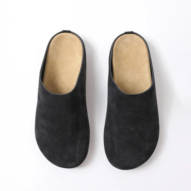Mode Ballerinaskor Mules Skor Kvinnor Mocka Slingback Tofflor Mode Sandaler Nya Utomhus Strand Klänning Slides Vardagliga Mysiga Kvinnliga Zapatillas
