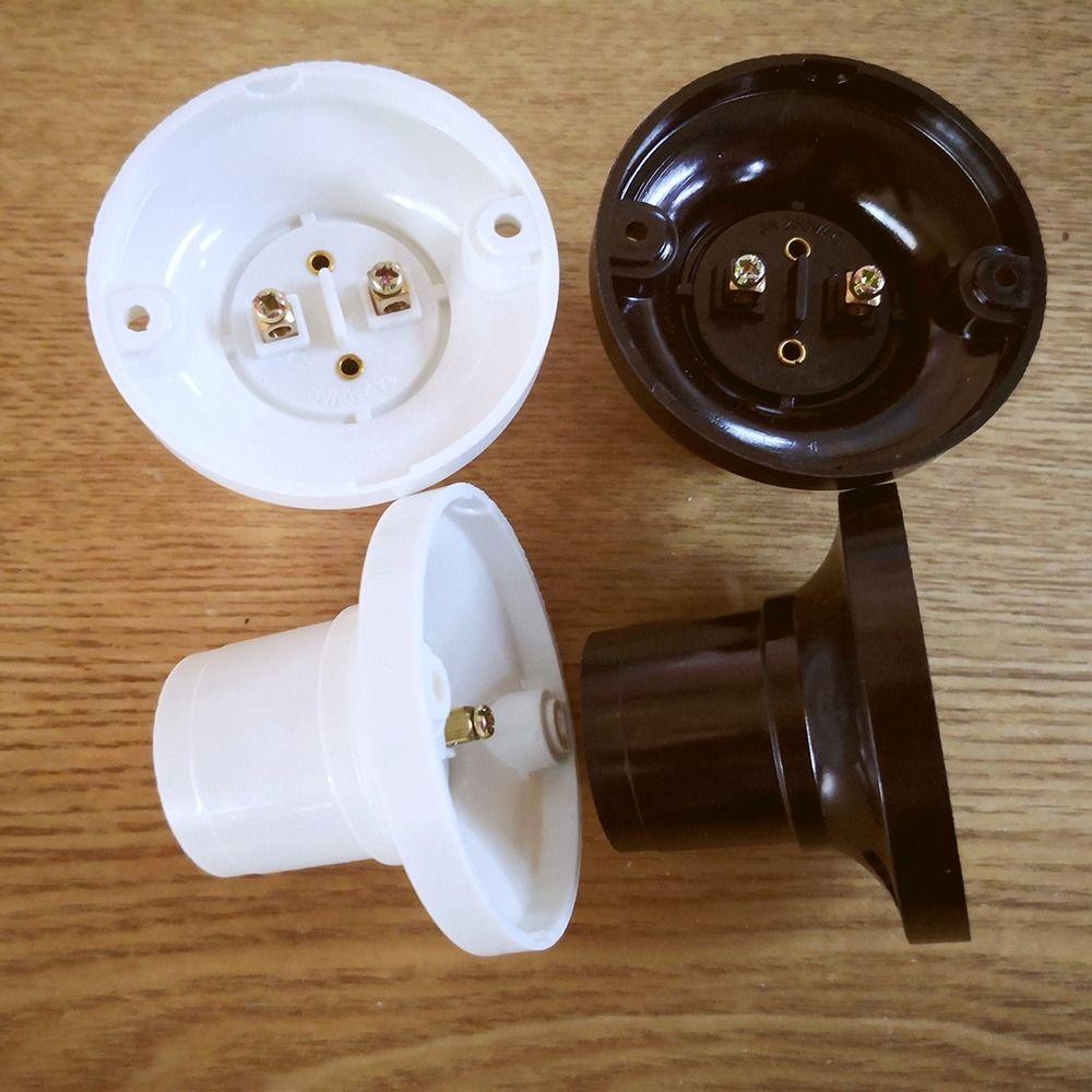 

Home Lamps Adapter Hanging Lamp Bulb Base Lamp Holder Led Light Bulb Holder Round Socket чёрный