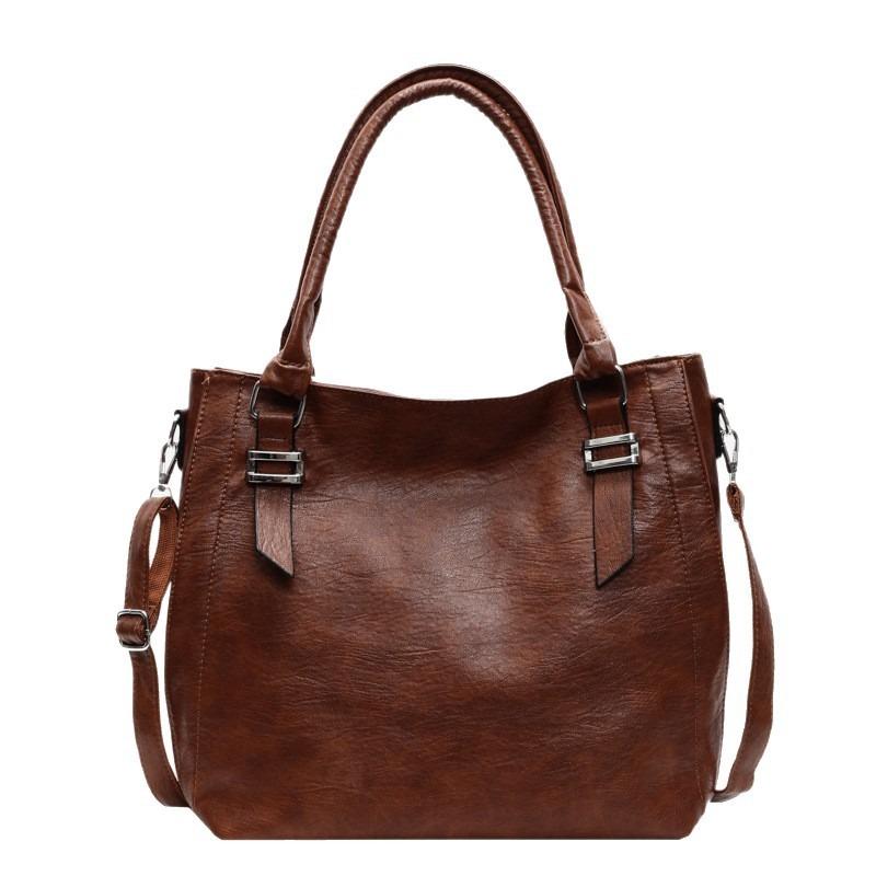 Tote Bag New Shoulder Bag Large Capacity Fashion Handbag Retro Simple Messenger Women's Bag