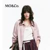 MO&Co. Women's Washed Corduroy Collared Short Jacket