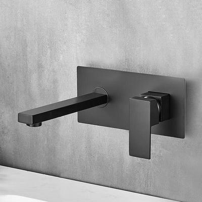 Concealed Wall-Mounted Hot & Cold Basin Faucet