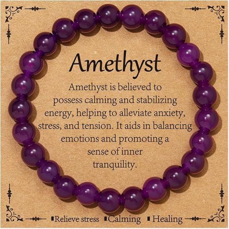 Fashion Triple Protection Natural Crystal Bracelet Gift Card Tiger Eye Natural Crystal Bracelet Fashion Bracelet