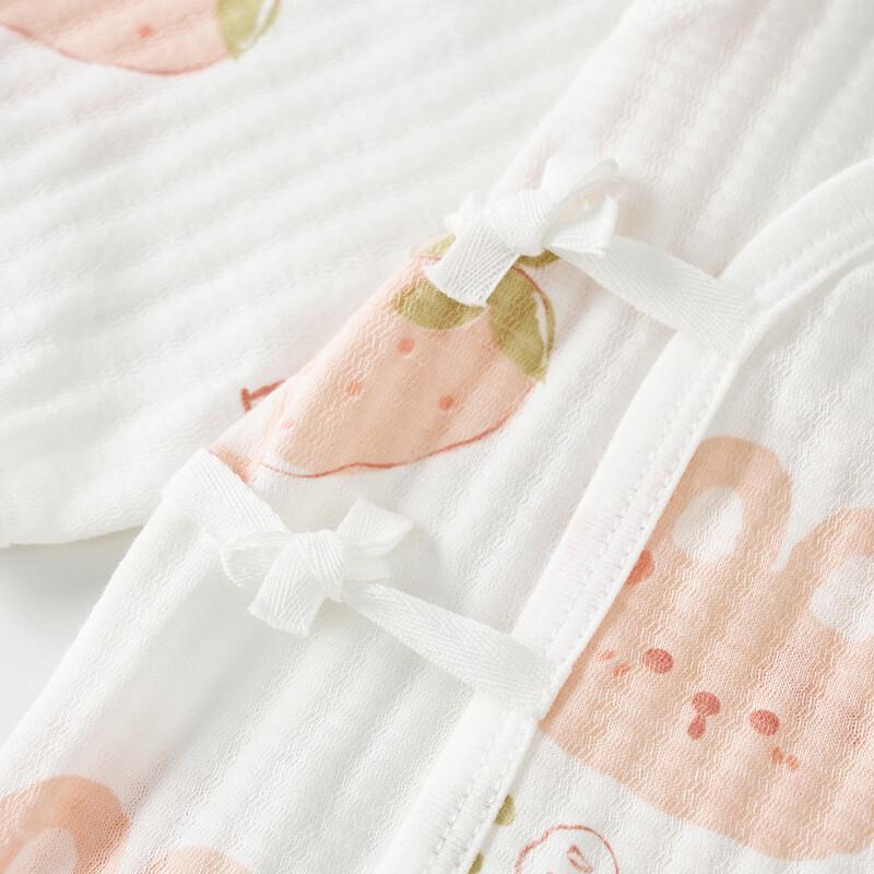 TONGTAI Baby Pure Cotton Summer Kimono Bodysuit