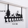 Plum Blossom Deer No-Punch Door Back Coat Hook