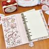 PU Leather Dog A5 Four-Grid Detachable Card & Photo Storage Album Binder