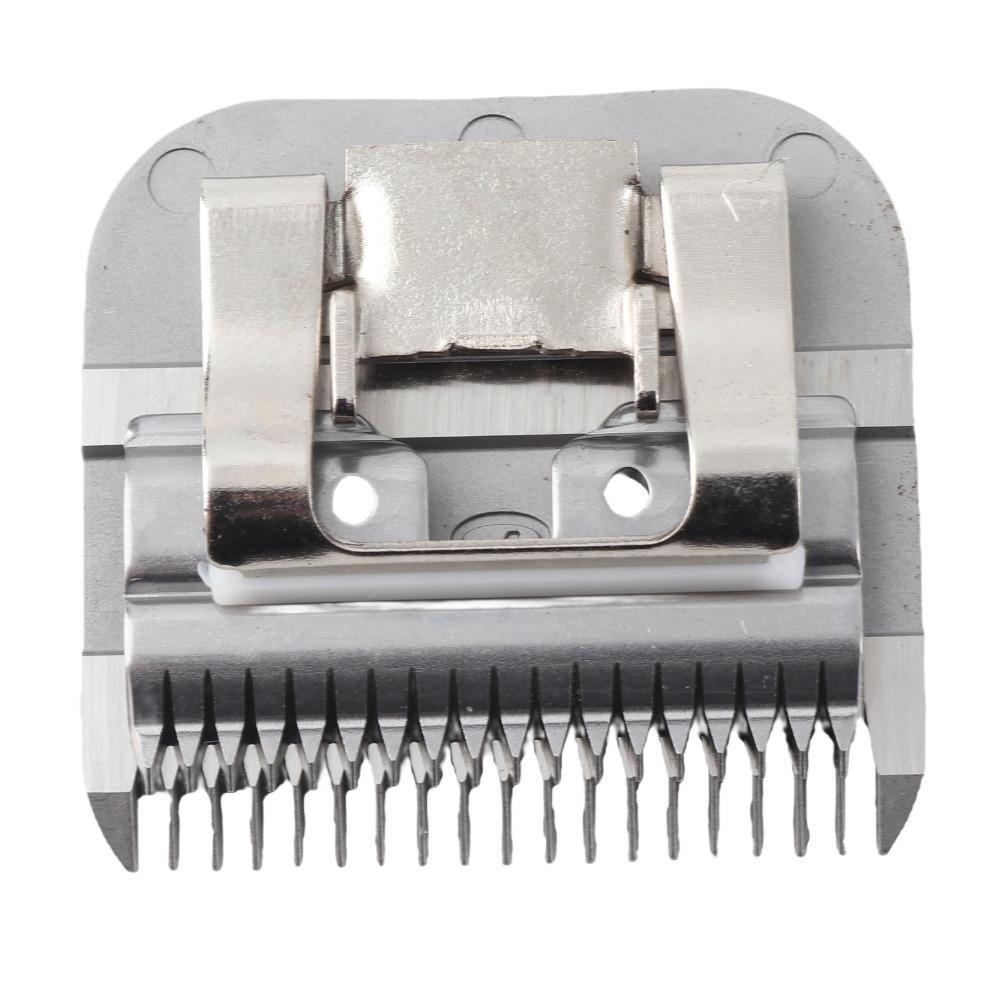 Silver Finish Dog Clipper Replacement Blade Stainless Steel Clipper Blade Pet Hair Cutting
