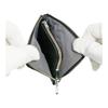 Inden-ya Inden Coin Purse F-Coin Purse 08, Deer Leather, Black Base X Red Lacquer, Dragonfly Pattern, 1008-21-008, Natural Deer Leather with Lacquer