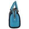 HERZ [Excellent Condition] Two-Tone Nina Boston Bag 2-Way Handbag Cerulean Blue/BlackUsed