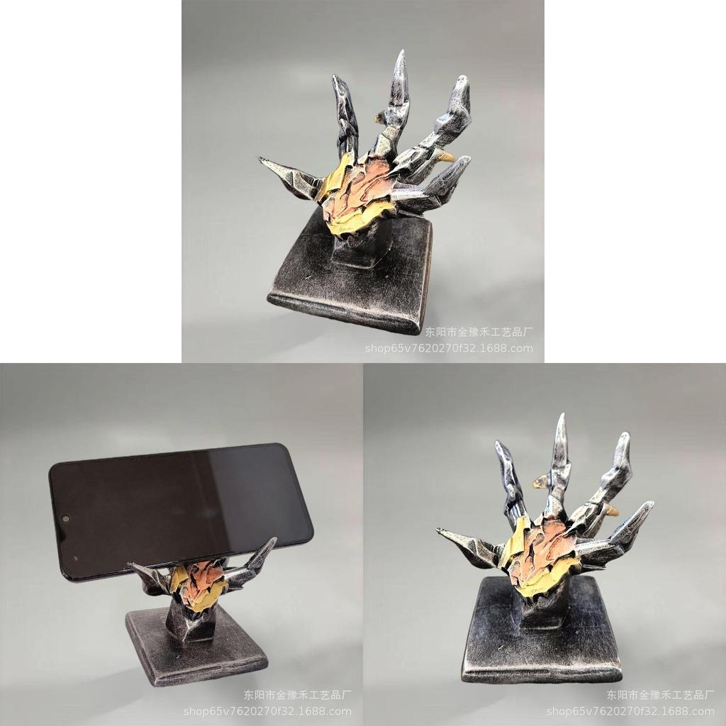 Death Stranding Resin Desk Ornament With Game Controller Phone Stand For Gift And Decor