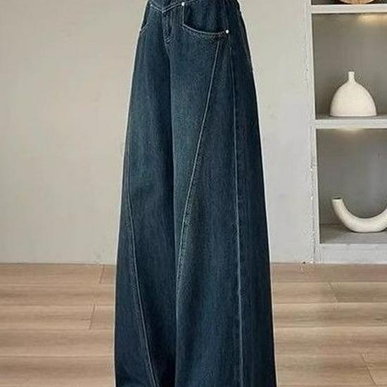 High-Waisted Retro Loose Slimming Jeans for Women - Spring 2025 Fashion
