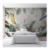 Nordic Hand Drawn Elegant Tropical Plants Mural Wallpaper Living Room Bedroom Decor Wall Mural Poster