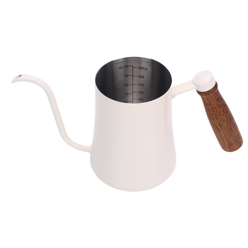 Temperature Meter Pour Over Kettle 550ml Capacity Stainless Steel Pot Water Pot Tea Making