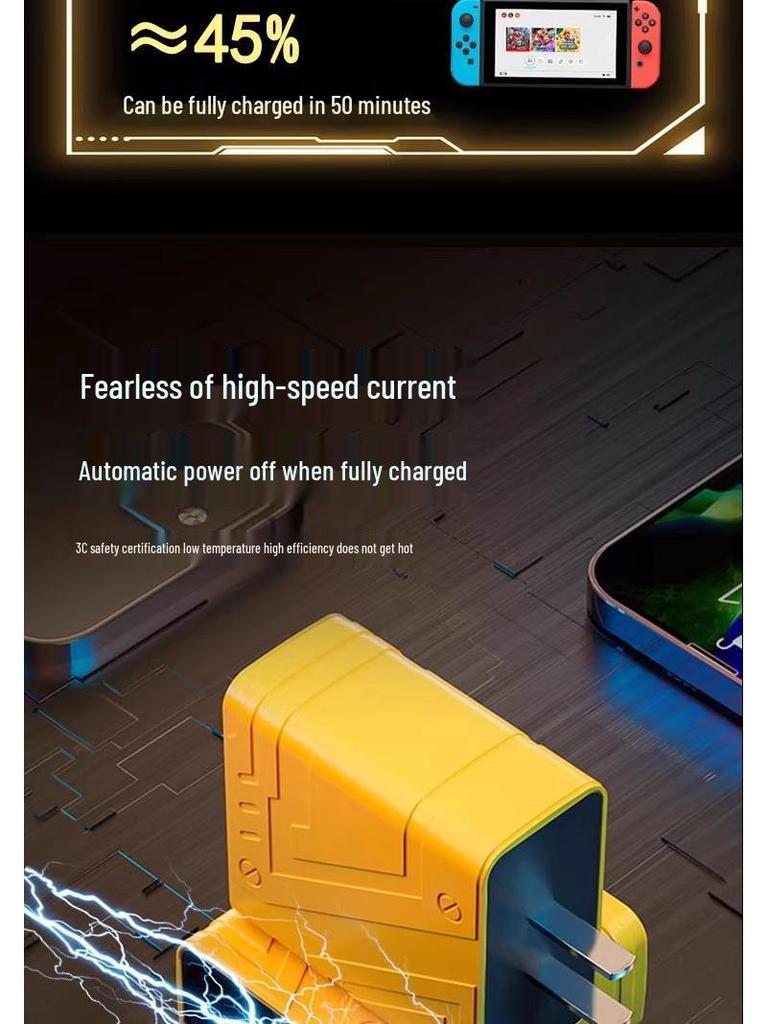 150W High-Power Multi-Port Super Fast Charger for Mobile Phones
