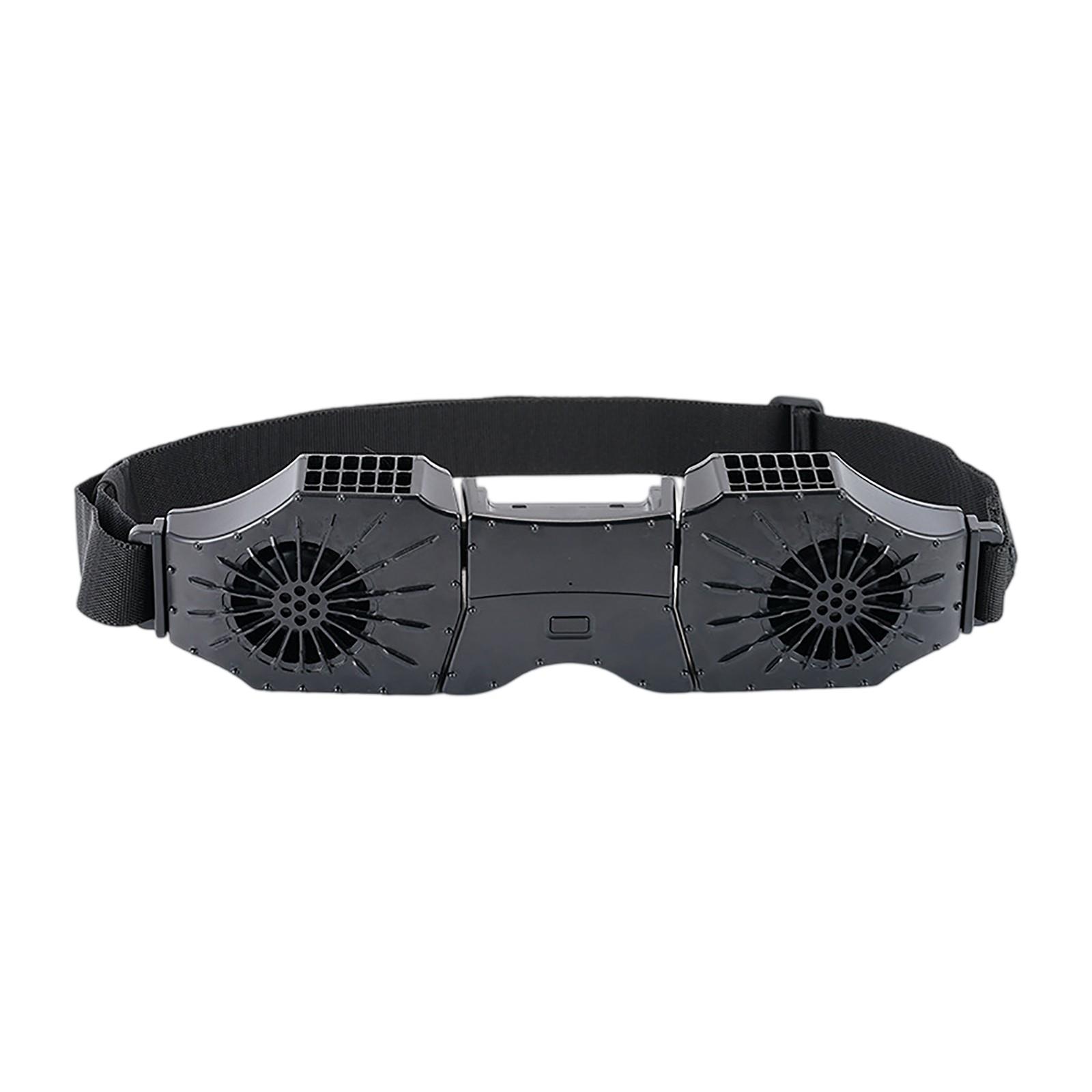 

Поясной двухголовый вентилятор One Size чёрный