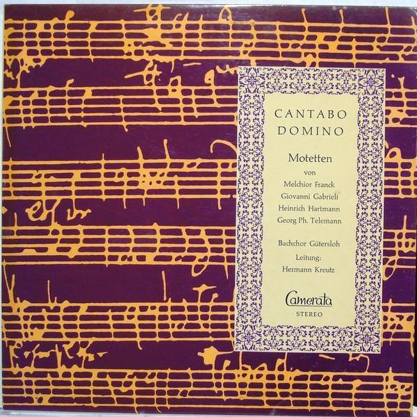 

LP Record MELCHIOR FRANCK GIOVANNI GABRIELI Cantabo Domino Motetten CMS30047 CAMERATA Switzerlan Classical Used