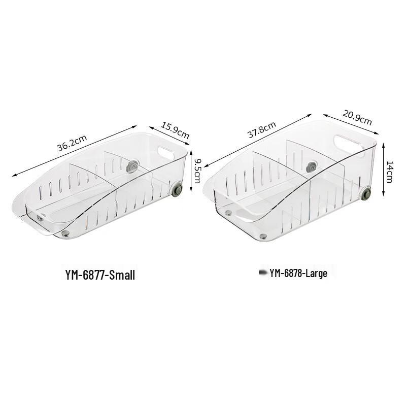 Japanese Style Refrigerator Storage Box with Drainer