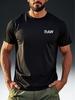 Men'S Fashion Street Style T-Shirt with RAW Logo Print