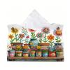 Porta salviettiera Diamond Art Fai da te in PU Pelle Mosaico di Cristallo Organizer da Scrivania Borsa Gem Art Decorazione Casa Ufficio Regalo Artigianale per Donne