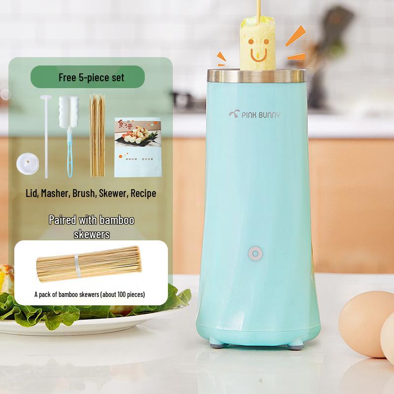 Benny Rabbit Automatic Breakfast & Egg Roll Maker with Egg Cups and Mini Fryer