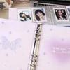Segregator Motylkowy Album na Zdjęcia A5 Album Kolekcjonerski Holder na Fotokarty Idoli Kpop Akcesoria do Kart Fotograficznych
