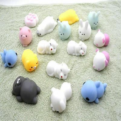 Χαριτωμένο μίνι 1 τεμ. Pinch Soft Animal Squeeze Squishy Toy Fidget Silicone Hand Toys
