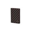 Louis PVC Braunes Logo Muster Kartenetui DBWA6E280W3