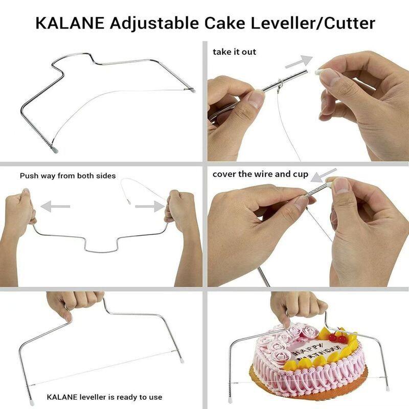 124-Piece Cake Decorating Kit With Rotating Turntable Piping Tips Bags Icing Scraper Tools Baking Enthusiasts