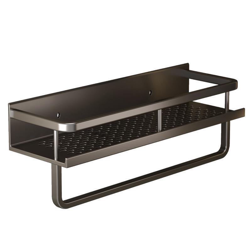 Wall-Mounted Bathroom Shelf & Shower Storage Rack - No Drill