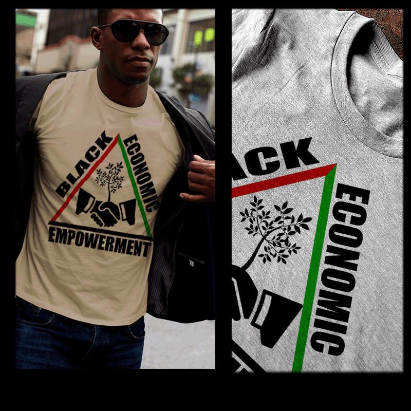

Black History T-Shirt black economics Panafrican melanin Roots African Pride L
