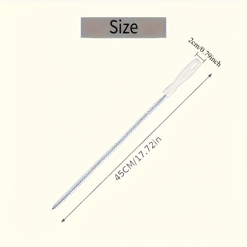 1pc flexible drain cleaning brush, a manual clog removal tool, hair catcher for sewage pipes, drain of bathroom and kitchen sink