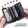 RFID Blocking Credit Card Holder Coin Purse Aluminum Metal Waterproof Anti-Theft Wallet Business for Men Women Card Case