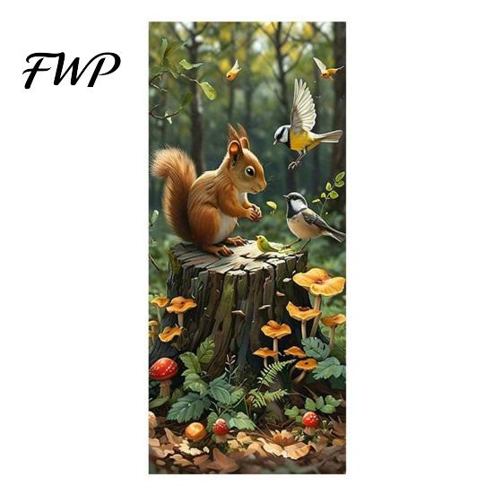 Trash Can Labels Stickers Self-Adhesive Waterproof Outdoor Garbage Bin Decoration Decals Simulation Animal Plant Themes Weather-Resistant