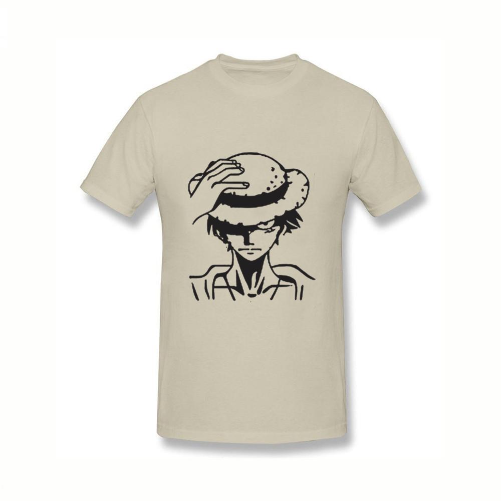 White Black Men T Shirt Short Sleeve One Piece Luffy Casual 3D Tshirt Homme O Neck