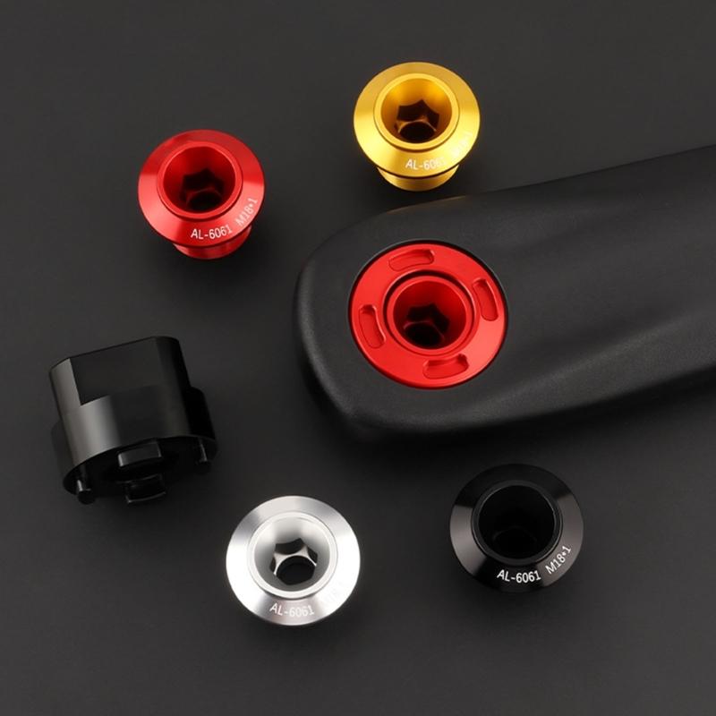 Bicycles Crankset Cover Bolt Screw Dust Cap Cranks Arm Fixing Bolt Road Bicycles Part For Smooth Cycling Experience