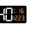 Digital Wall Clock, Alarm Clock Ten Level Brightness Adjustment Positive Function Hanging LED Clocks