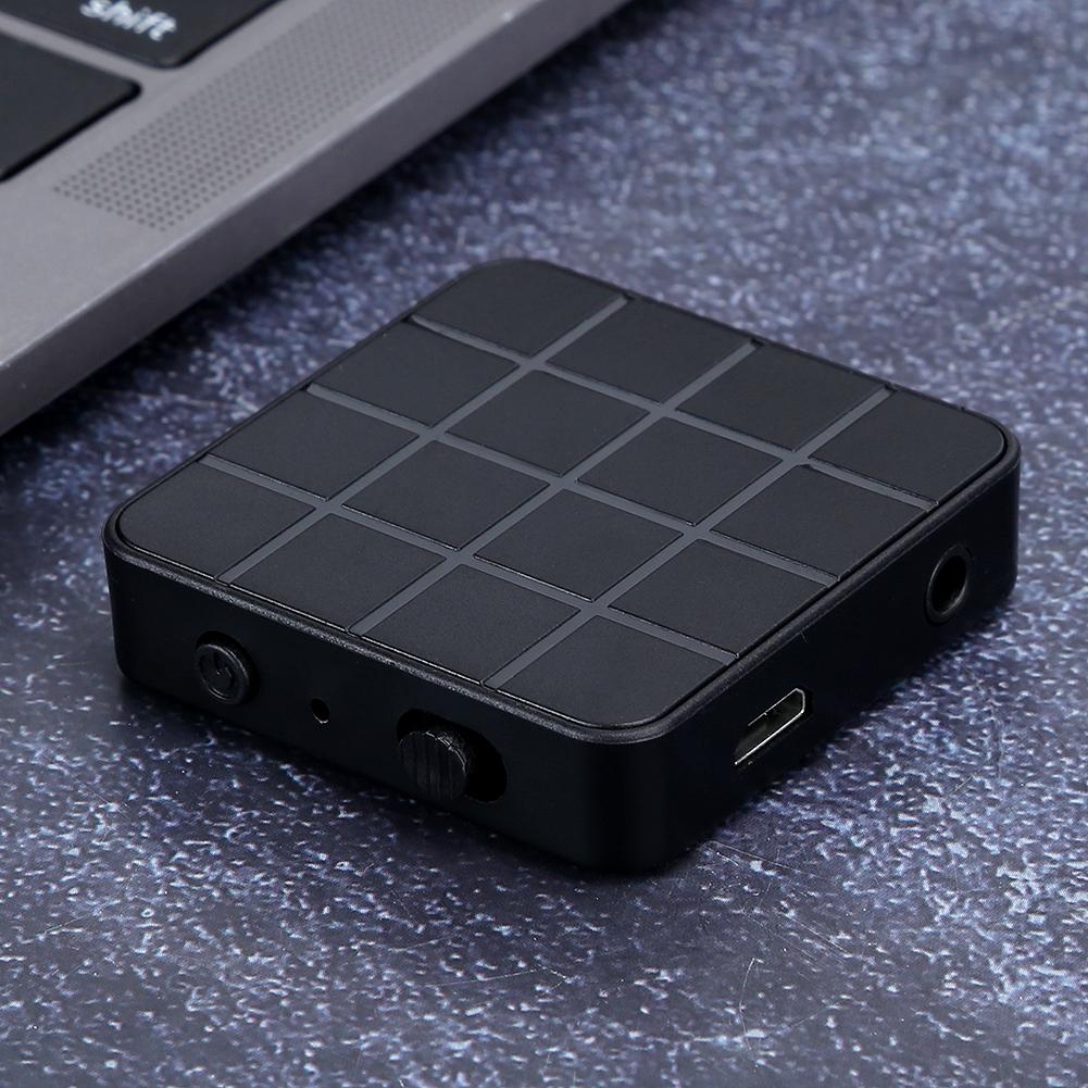 Wireless Audio Adapter Transmitter Receiver 2‑in‑1 for Bluetooth 5.0 TV Computer Aux 3.5mm