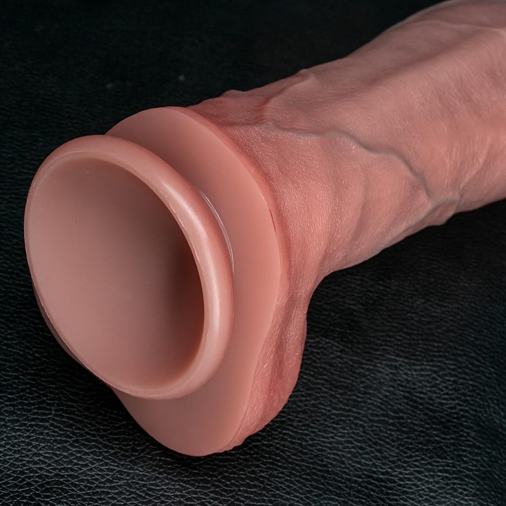 Realistic Huge Dildo for Women – Soft Lifelike Texture, Strong Suction Cup, Adult Sex Toy for Women, Men & Couples, Solo G-Spot & Anal Play