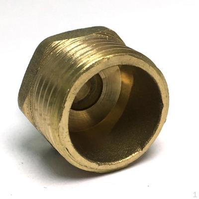 Messing-Fitting-Kupplung, Anschluss-Schnelladapter 9,5 mm - 20 mm Außengewinde, Vollanschluss, 3 Größen
