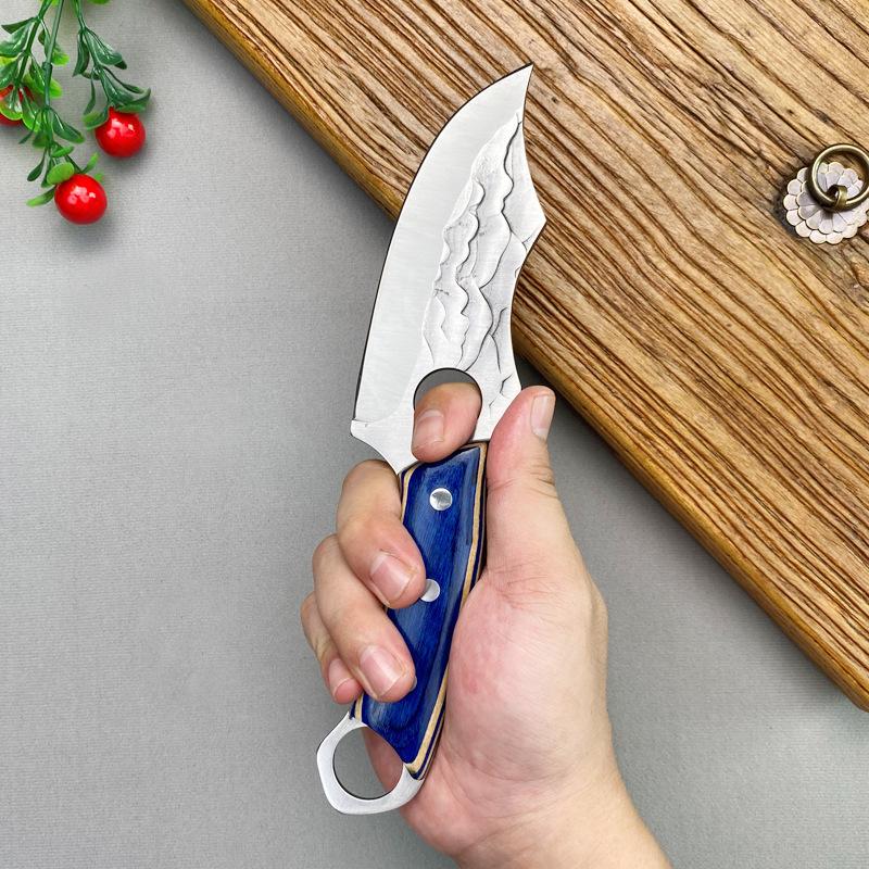 Barbecue Knife Slicing Fruit Fish Meat Butcher Boning Knife High Stainless Steel Utility Knife Chef Cook Cleaver Kitchen Knives