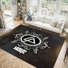 Linkin Park Design Crystal Velvet Carpet Cozy Non?Slip Printed Rug For Bedroom Living Room Entrance