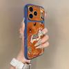 Cloud Orange Horse Is Suitable for iPhone17promax Mobile Phone Case Apple 16pro New 15pro Niche 16 Leather.