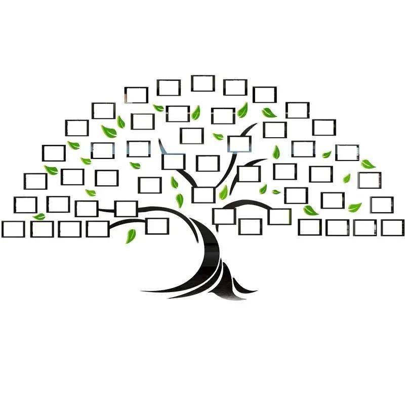 Hochwertiger Acryl 3D Dreidimensionaler Wandaufkleber Zuhause Hotel Hintergrundwand Fotorahmen Büro Schule Dekor Wandaufkleber