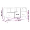 VidaXL TV Cabinet Black 102x36x50 Cm Engineered Wood 829013